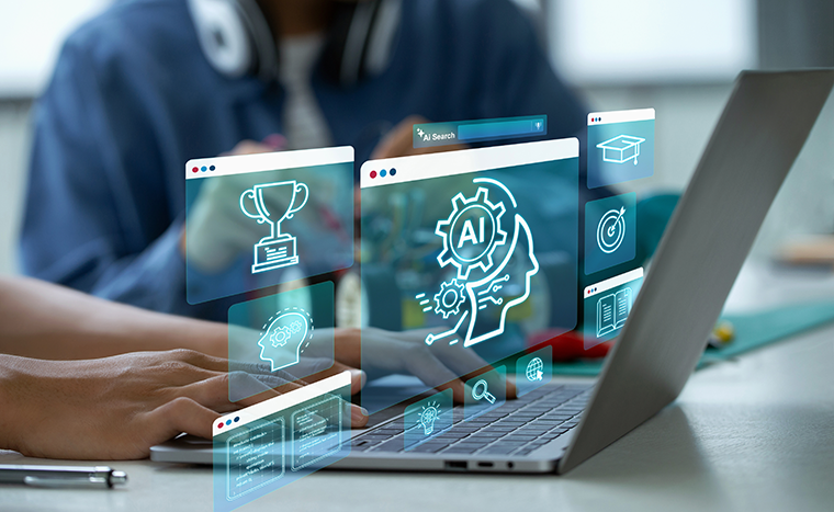 Gli studenti imparano con il supporto dell'intelligenza artificiale