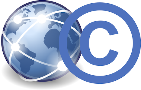 World and Copyright sign