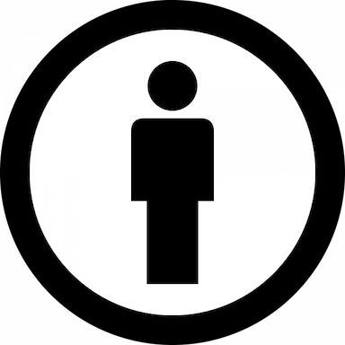Creative Commons Lizenz Symbol BY für Created By bzw. Namensnennung.